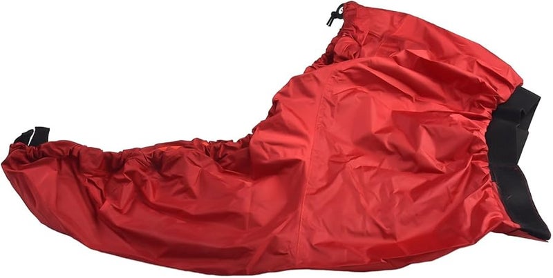 Nylon Waterproof Spray Skirt For Canoe Kayak Adjustable Elastic Cockpit Cover Grey Size M - Image 3